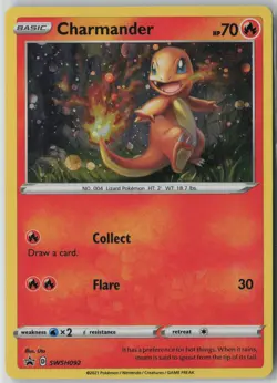 Charmander SWSH092 SWSH: Sword & Shield Promo Cards Holo - Image 1