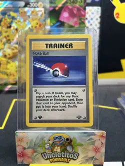 Pokemon Card 1st Edition Jungle Poke Ball 64/64. WoTC Vintage - Image 1