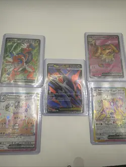Pokemon Full Art Ex Lot 5 Cards From Random Sets NM/M. All Cards Shown - Image 1