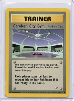 Cerulean City Gym 108/132 Gym Heroes Pokemon TCG WOTC Vintage Card MP - Image 1
