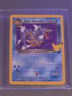 HOLO Dark Gyarados 8/82 - NM / M - Pokemon Celebrations Secret Rare Classic Card - Image 2