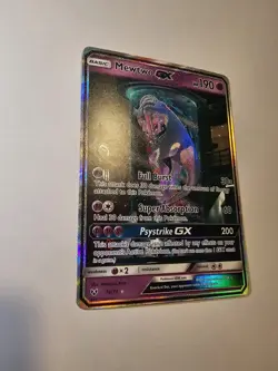 Pokemon TCG Mewtwo GX Secret Rare 78/73 Shining Legends Full Art Card - Image 2
