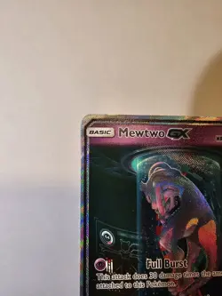Pokemon TCG Mewtwo GX Secret Rare 78/73 Shining Legends Full Art Card - Image 3