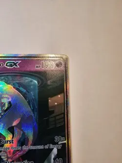 Pokemon TCG Mewtwo GX Secret Rare 78/73 Shining Legends Full Art Card - Image 4