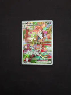 Pokemon TCG Kirlia Scarlet & Violet Base Set Holo Illustration Rare Card 212/198 - Image 1