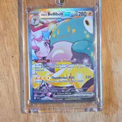 Pokemon Iono's Bellibolt EX Card Sv09 Journey Together 183/159 Holo SIR 280HP - Image 1
