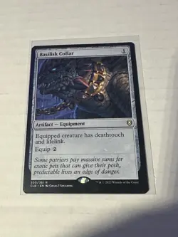 Basilisk Collar Commander Legends: Battle for Baldur's Gate Regular MTG CLB LC1 - Image 1