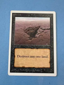 MTG Unlimited Editioon, Sinkhole! 1993 Vintage Magic! - Image 1