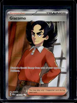 2025 Pokemon Prismatic Evolutions Giacomo Ultra Rare #138/131 - Image 1