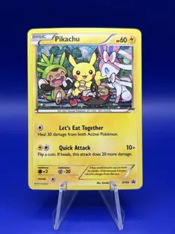Pokemon TCG 2016 XY Black Star Promo Rare Holo Pikachu XY95 - Image 1