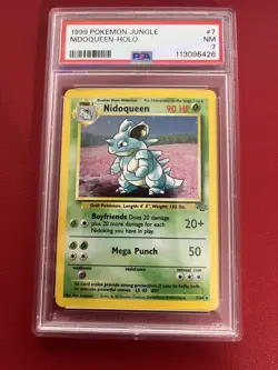 👑 Nidoqueen 7/64 – 1999 Pokemon Jungle Set – PSA 7 Near Mint👑 - Image 1
