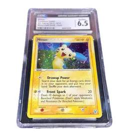 CGC 6.5 — 2006 POKEMON MINUN Holo 6/12 — EX Trainer Kit 2 - Image 1