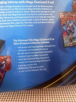 Pokemon Phantasmal Flames Mega Charizard EX UPC Sealed Ultra Premium Box - Image 5
