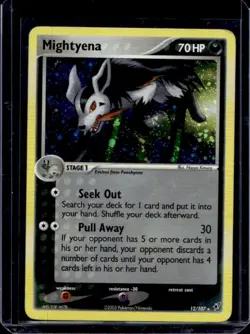 2005 Pokemon EX Deoxys Mightyena Reverse Holo #12/107 - Image 1