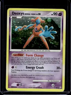 2008 Pokemon Legends Awakened Deoxys Normal Forme Reverse Holo #1/146 - Image 1