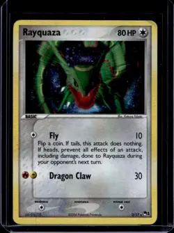 2006 Pokemon Pop Rayquaza Holo EX Holon Phantoms 3/17 - Image 1