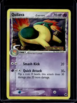2006 Pokemon EX Dragon Frontiers Quilava #36/101 - Image 1