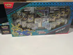 Lot Of 3 Pokemon TCG Crown Zenith Sea and Sky Premium Collection Box Sealed New! - Image 1