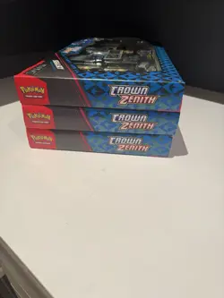 Lot Of 3 Pokemon TCG Crown Zenith Sea and Sky Premium Collection Box Sealed New! - Image 3