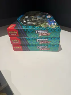 Lot Of 3 Pokemon TCG Crown Zenith Sea and Sky Premium Collection Box Sealed New! - Image 5