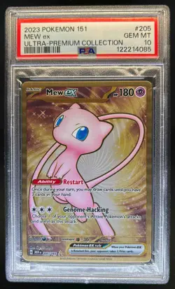 2023 Pokemon SV 151 Mew ex #205/165 PSA 10 - Image 1