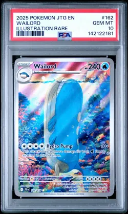 Wailord 162/159 Scarlet & Violet: Journey Together PSA 10 - Gem Mint Pokemon - Image 2