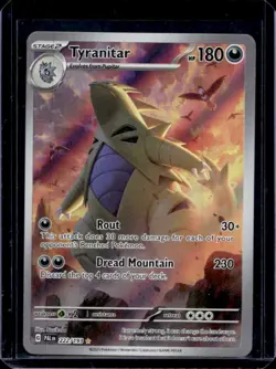 2023 Pokemon SV Paldea Evolved Tyranitar #222/193 - Image 1