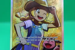 Pokemon Breeder 73/73 Shining Legends Ultra Rare Full Art Holo Trainer Supporter - Image 3