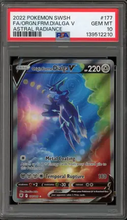 Pokemon Origin Forme Dialga V Astral Radiance Full Alt Art #177 PSA 10 Gem Mint - Image 1