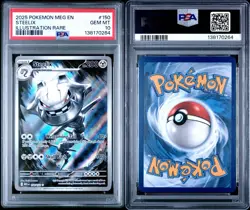 Pokemon Steelix 150/132 2025 Me01: Mega Evolution Illustration Rare Holo PSA 10 - Image 1