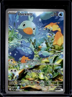 2025 Pokemon White Flare Ducklett Illustration Rare #109/086 - Image 1