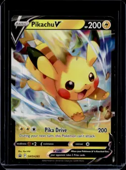 2019-2023 Pokemon SWSH Black Star Promos Pikachu V #SWSH285 - Image 1