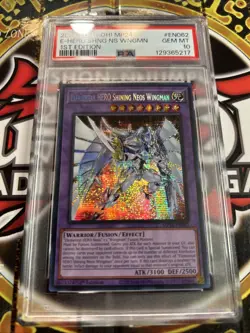 YuGiOh E-HERO SHINING NEOS WINGMAN #MP24-EN062🔥PSA 10🔥1st ED-2024 SECRET RARE - Image 2