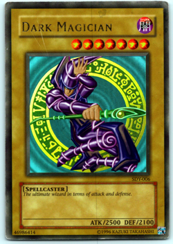YUGIOH! DARK MAGICIAN - ULTRA RARE - UNLIMITED - SDY-006 MP - Image 1