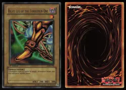 Right Leg of the Forbidden One LOB-120 WAVY Ultra Rare 1st Edition Yugioh - Image 3