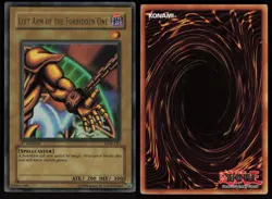 Left Arm of the Forbidden One LOB-123 WAVY Ultra Rare 1st Edition Yugioh - Image 3