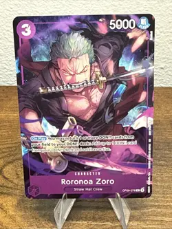 Roronoa Zoro (Welcome Pack Vol. 2) OP09-076 One Piece Promotion Cards Regular - Image 1