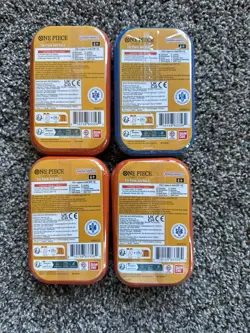 Lot of (4) - One Piece Tin Pack Set Vol 2 | TS-02 OP-13 Factory Sealed - Image 2