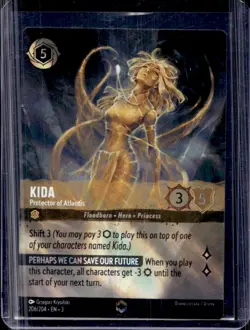 2024 Disney Lorcana Kida Protector of Atlantis Alternate Art #206/204 - Image 1