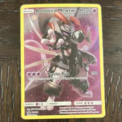Pokemon TCG Armored Mewtwo SM228 Promo Holo Card SM Set English - Image 1