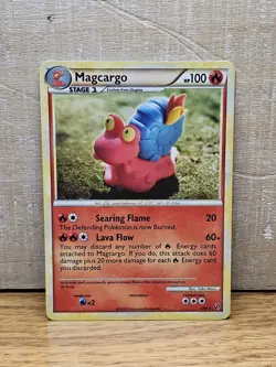 Magcargo 6/90 HGSS Undaunted Holo Rare Pokemon Card TCG - Image 1