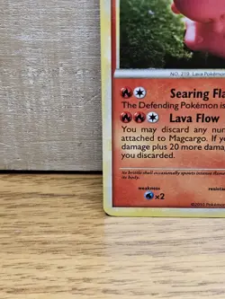 Magcargo 6/90 HGSS Undaunted Holo Rare Pokemon Card TCG - Image 5