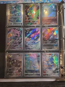 Pokemon Card Lot Binder V/VMAX IR Hits Ex 180 Cards NM Full Art - Image 2