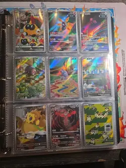 Pokemon Card Lot Binder V/VMAX IR Hits Ex 180 Cards NM Full Art - Image 3