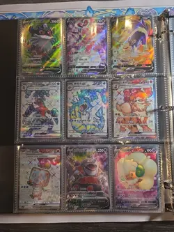 Pokemon Card Lot Binder V/VMAX IR Hits Ex 180 Cards NM Full Art - Image 4