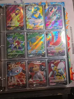 Pokemon Card Lot Binder V/VMAX IR Hits Ex 180 Cards NM Full Art - Image 5