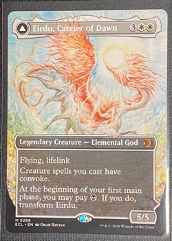 Eirdu, Carrier of Dawn (Borderless) Lorwyn Eclipsed Non-Foil MTG ECL #286 NM/M - Image 1