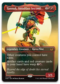 Tannuk, Steadfast Second (Borderless) #296 (NM) Edge of Eternities EOE Magic MTG - Image 1