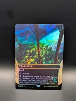 MTG - Swarmyard - FOIL BORDERLESS - Land - EOS #42 - Rare - Image 1