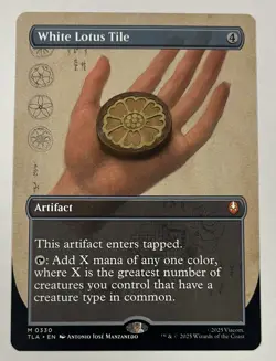 White Lotus Tile Borderless Mythic- Magic: Avatar, The Last Airbender - Image 1